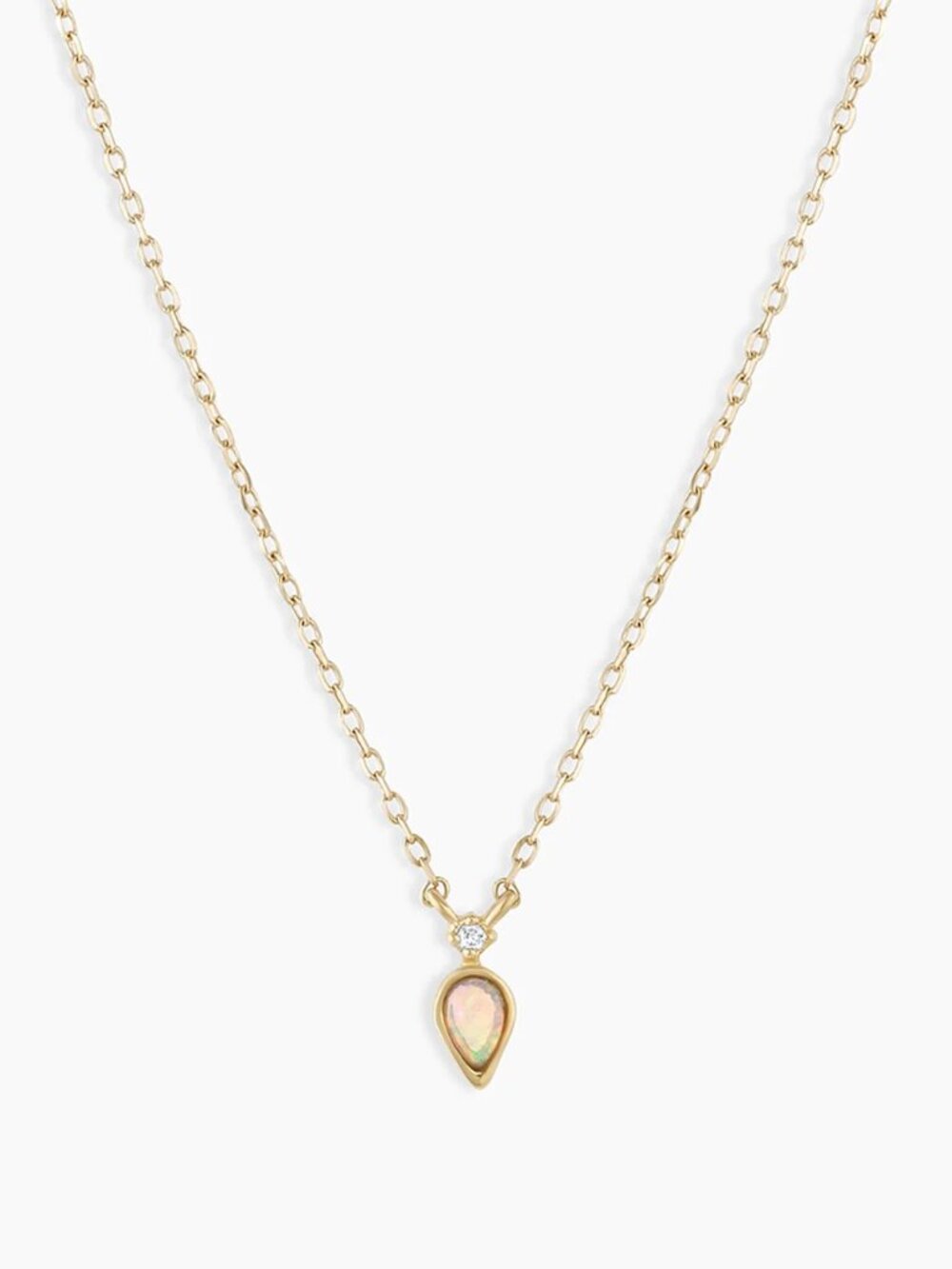 Gorjana 14K Diamond & Opal Necklace